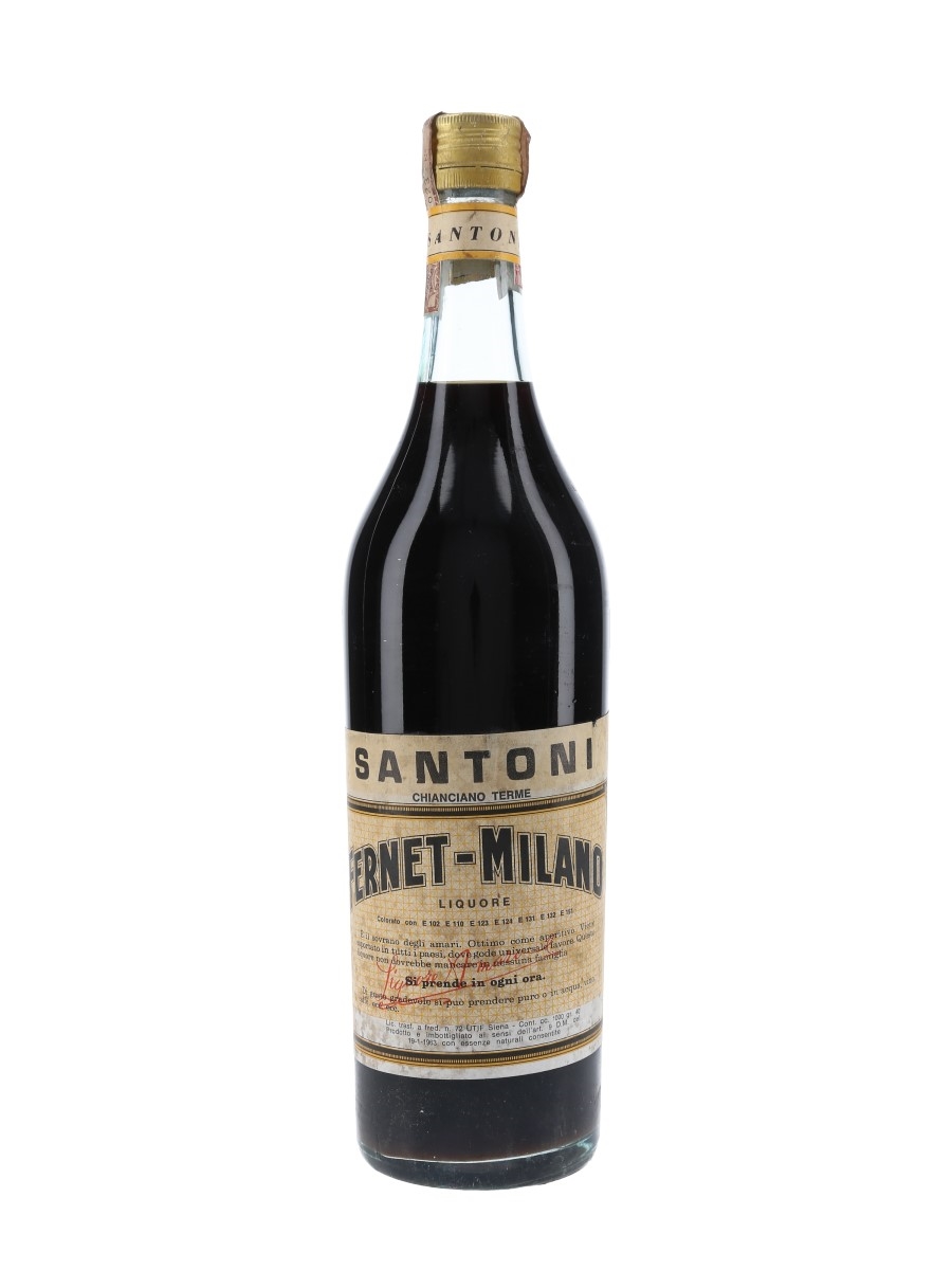 Santoni Fernet Chianciano Bottled 1960s 100cl / 40%