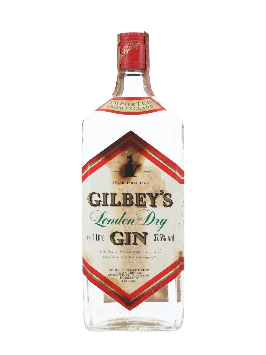 Gilbey's London Dry Gin Bottled 1980s 100cl / 37.5%