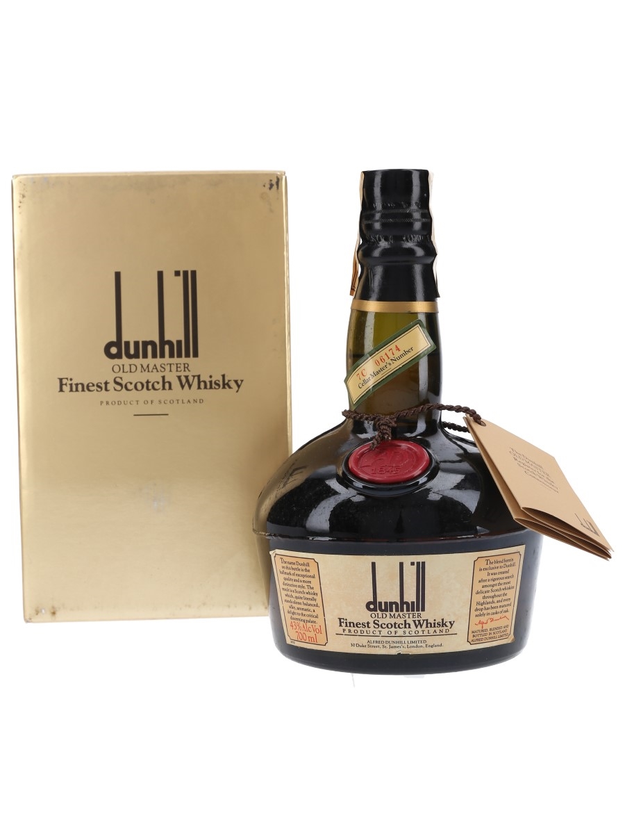 Dunhill Old Master Finest Scotch Whisky - Lot 102994 - Buy/Sell