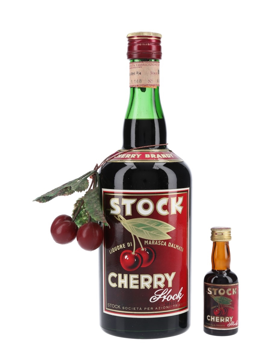 Stock Cherry Brandy Bottled 1960s-1970s 3cl & 75cl / 30%