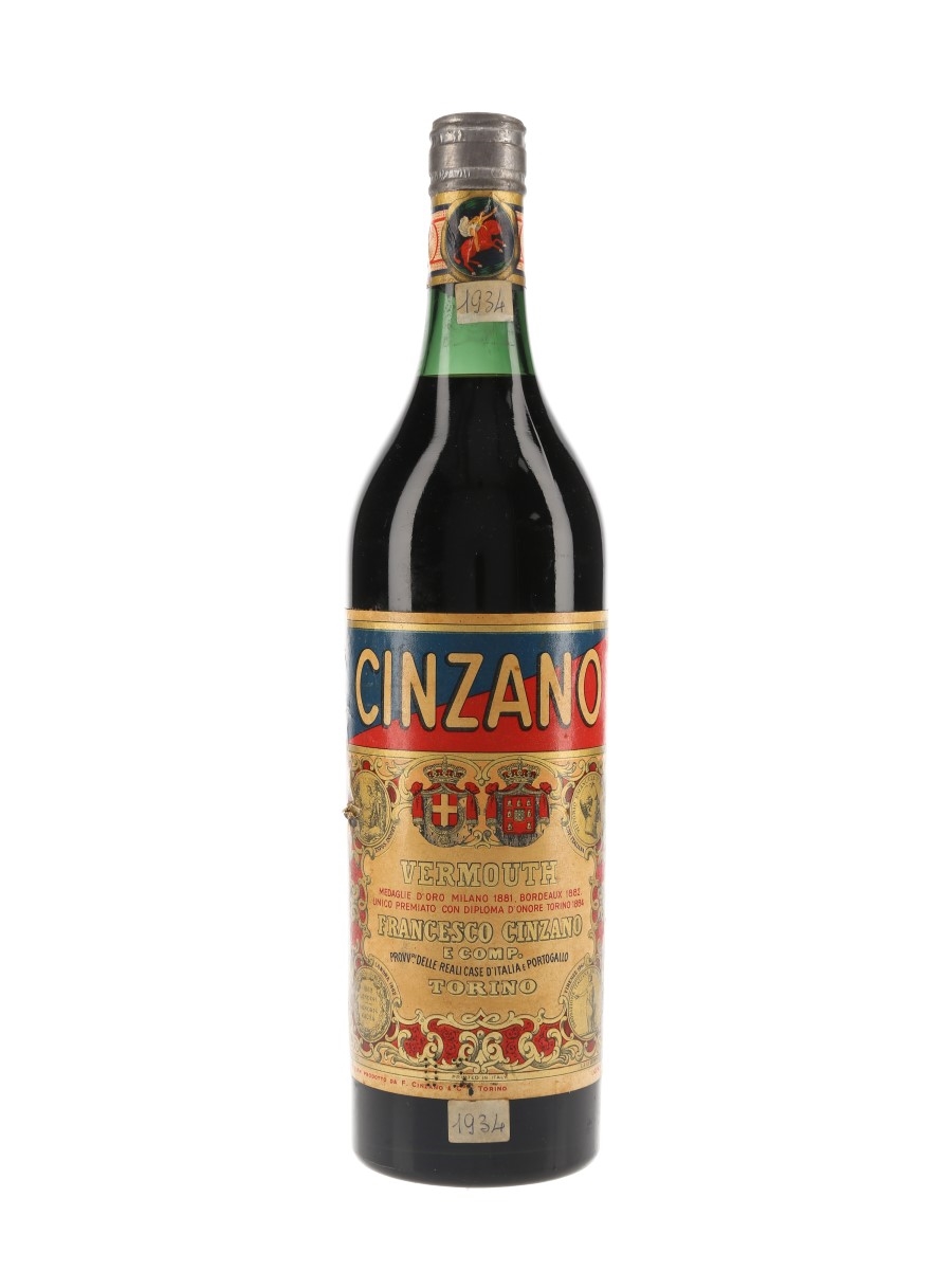Cinzano Rosso Vermouth Bottled 1950s 100cl