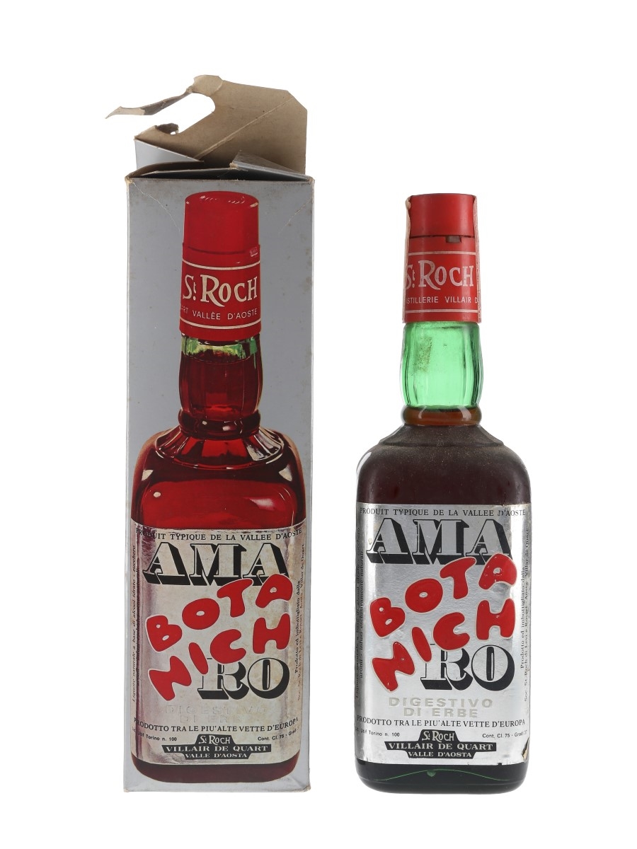 St Roch Amaro Bota Nich Bottled 1960s-1970s 75cl / 37%
