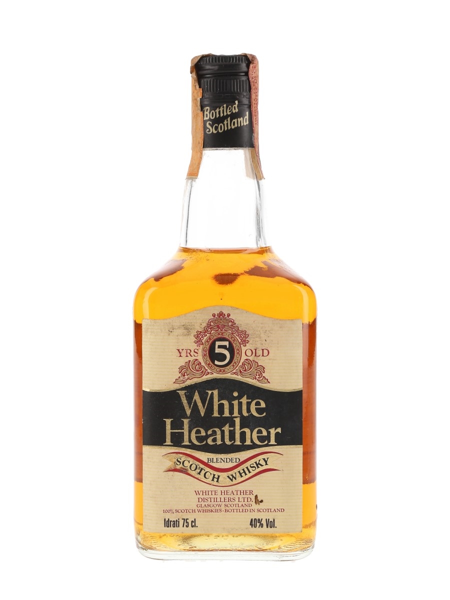 White Heather 5 Year Old Bottled 1980s - Rinaldi 75cl / 40%