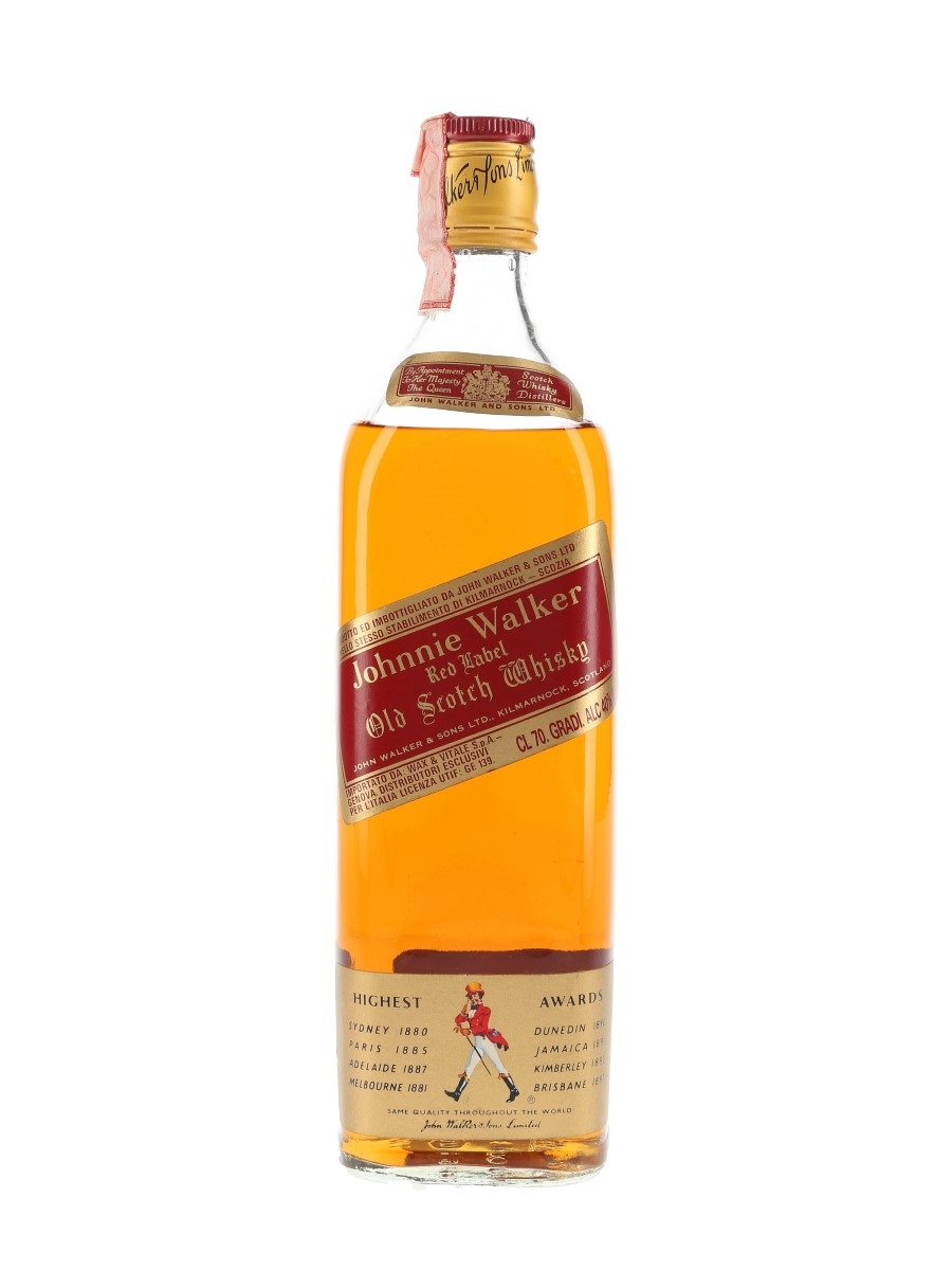 Johnnie Walker Red Label Bottled 1990s - Wax & Vitale 70cl / 40%