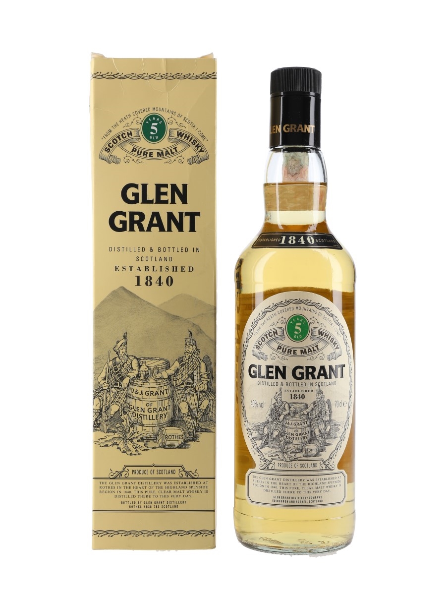 Glen Grant 5 Year Old Bottled 1990s 70cl / 40%