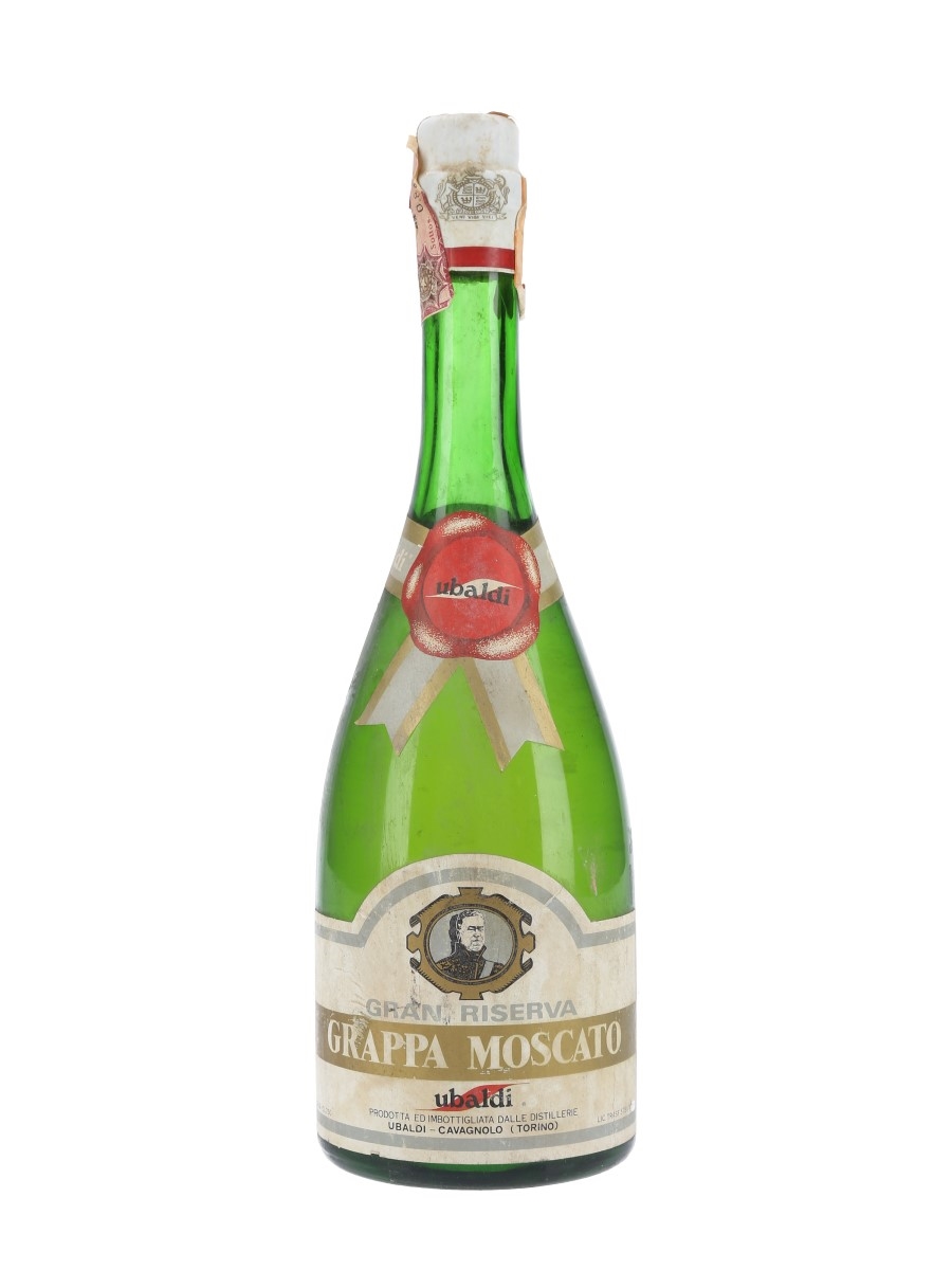 Ubaldi Gran Riserva Grappa Moscato Bottled 1970s 75cl / 42%