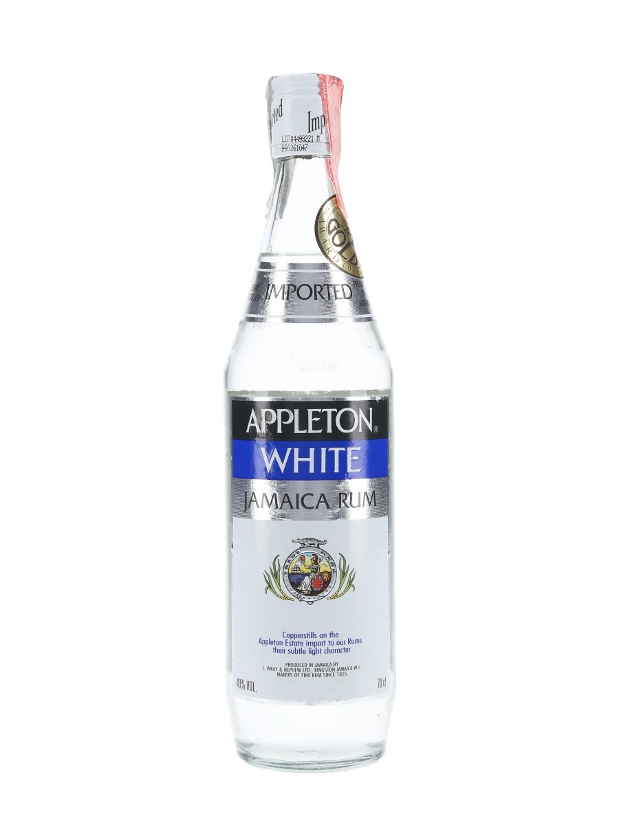 Appleton White Jamaica Rum Bottled 1990s-2000s - Wray & Nephew 70cl / 40%
