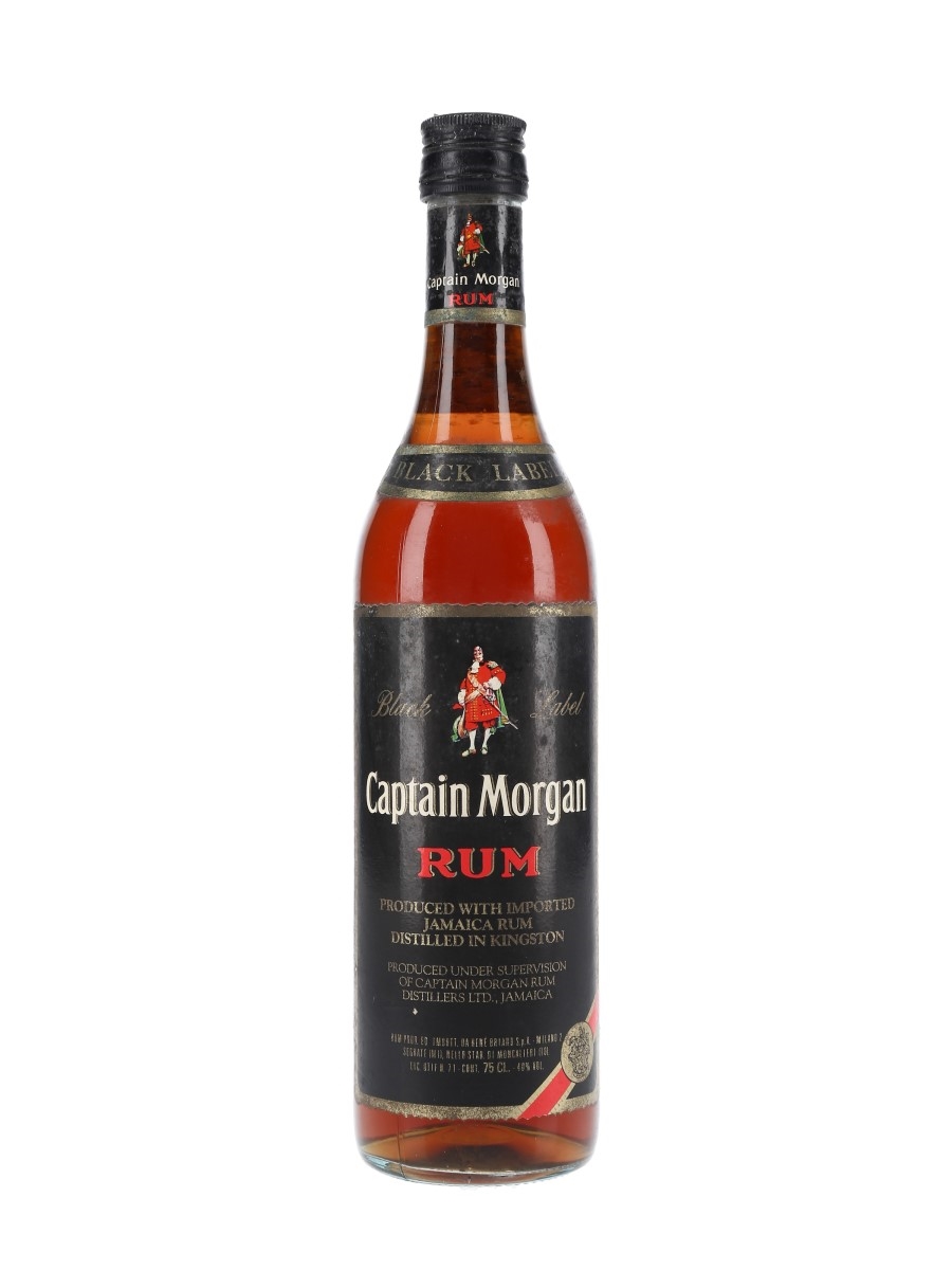 Captain Morgan Black Label Bottled 1970s - Rene Briand 75cl / 40%