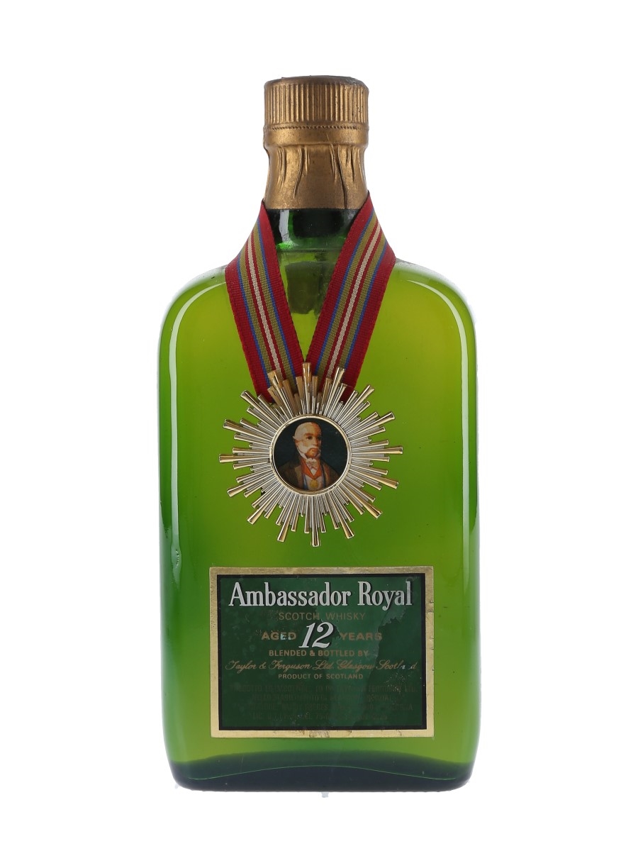 Ambassador Royal 12 Year Old Bottled 1970s - Landy Freres 75cl / 43%