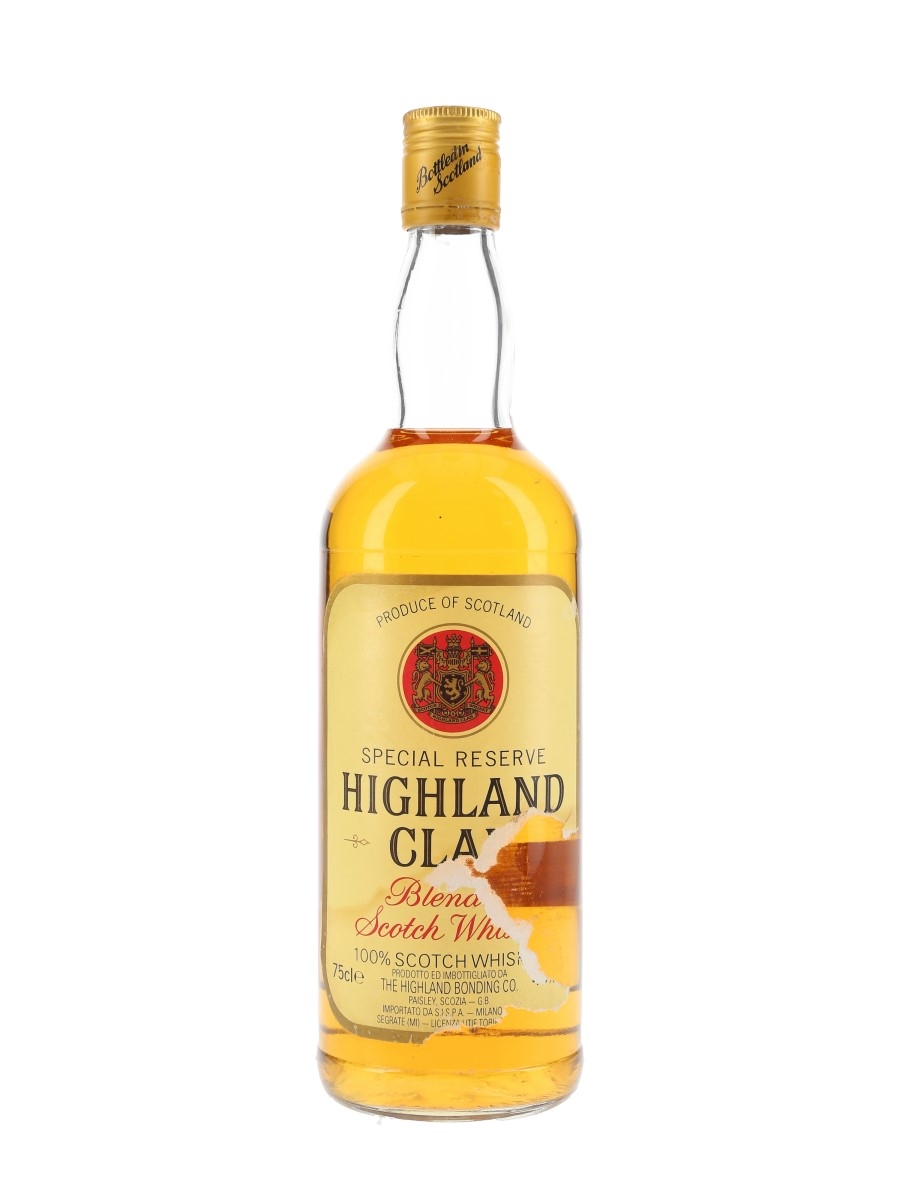 Highland Clan Special Reserve Bottled 1980s - Sispa 75cl / 40%