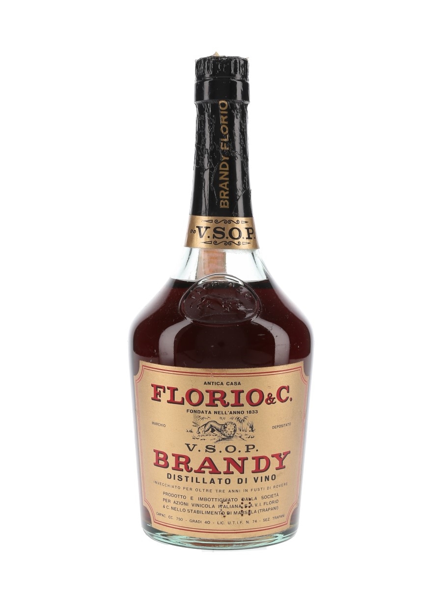 Florio VSOP Brandy Bottled 1970s 75cl / 40%