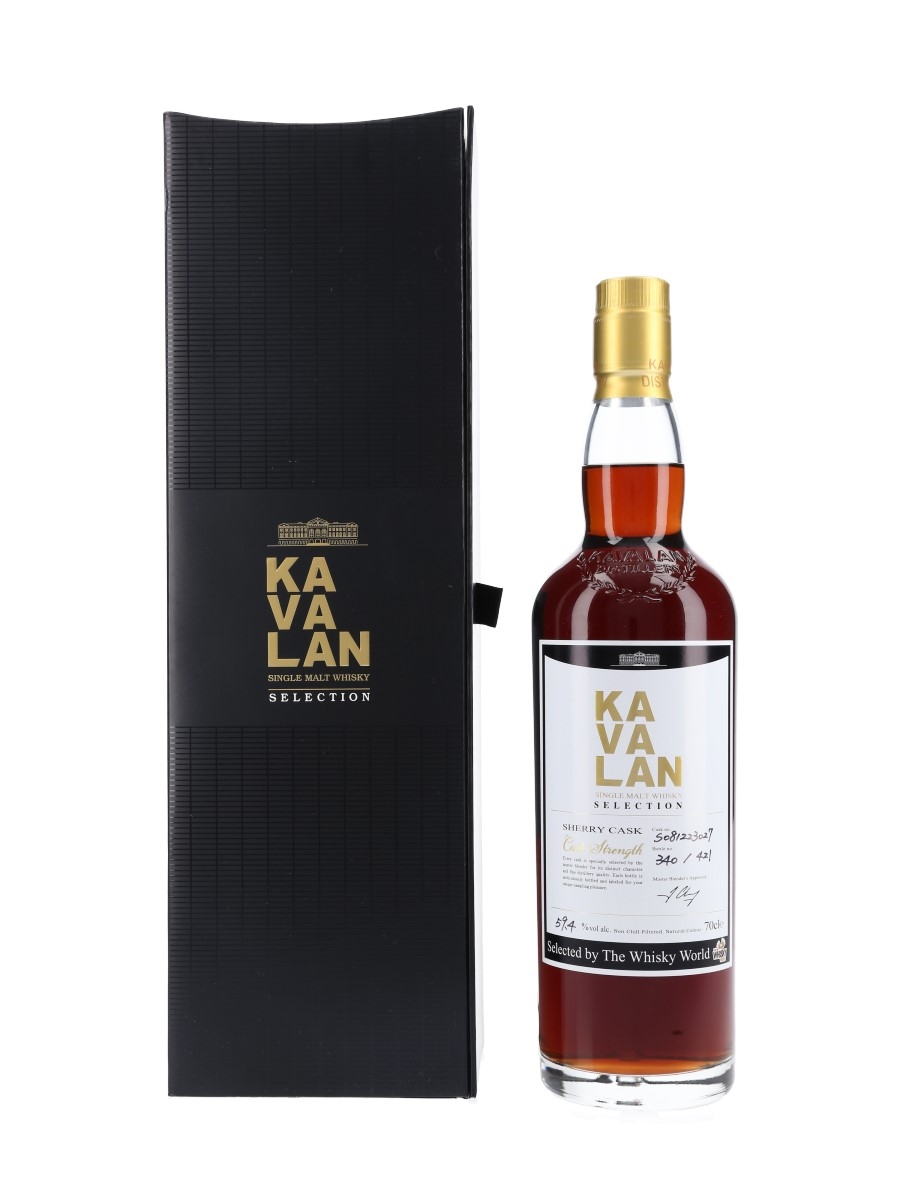 Kavalan Selection Sherry Cask Bottled 2019 - The Whisky World 70cl / 59.4%