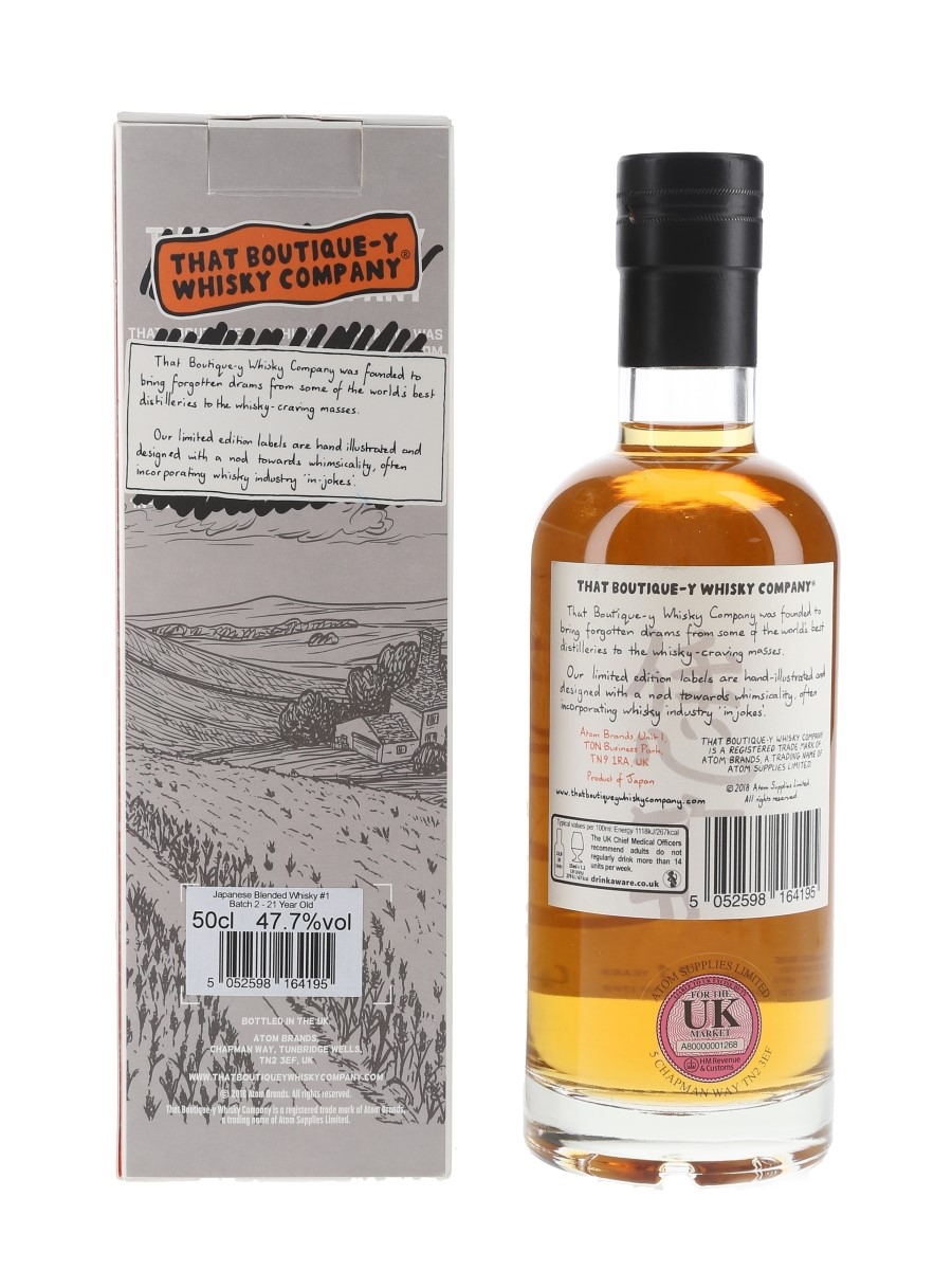 That Boutique-y Whisky Company 21 Year Old Japanese Blended Whisky