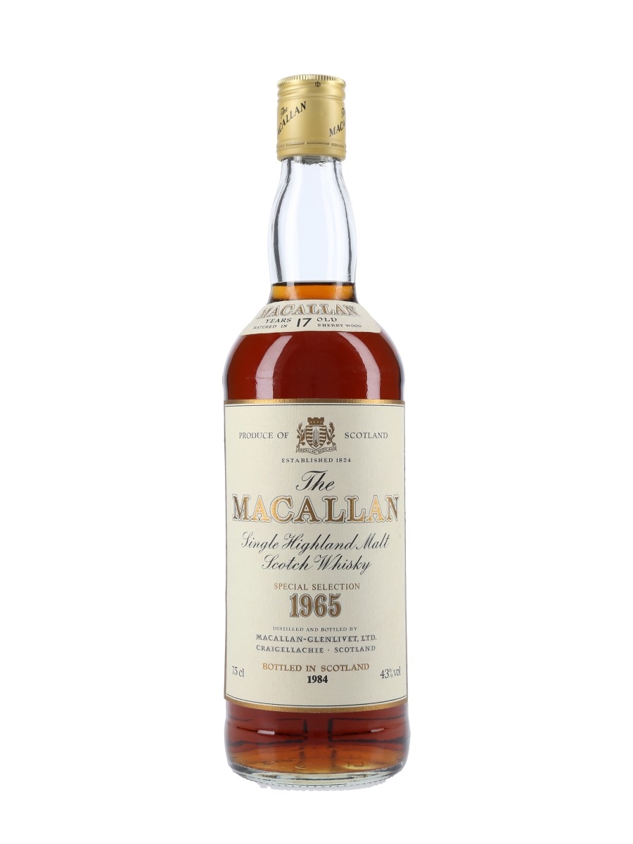 Macallan 1965 17 Year Old Special Selection Bottled 1984 75cl / 43%