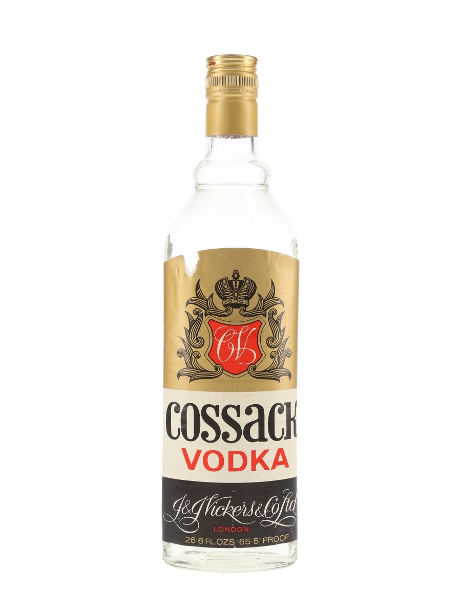 Cossack Vodka Bottled 1960s-1970s 75cl / 37.5%