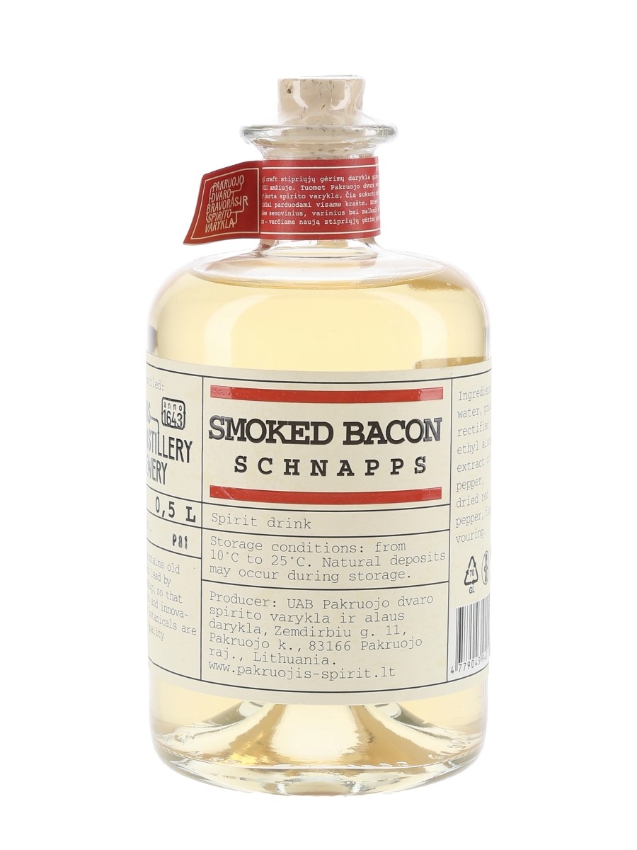 Pakruojis Manor Smoked Bacon Schnapps  50cl / 38%