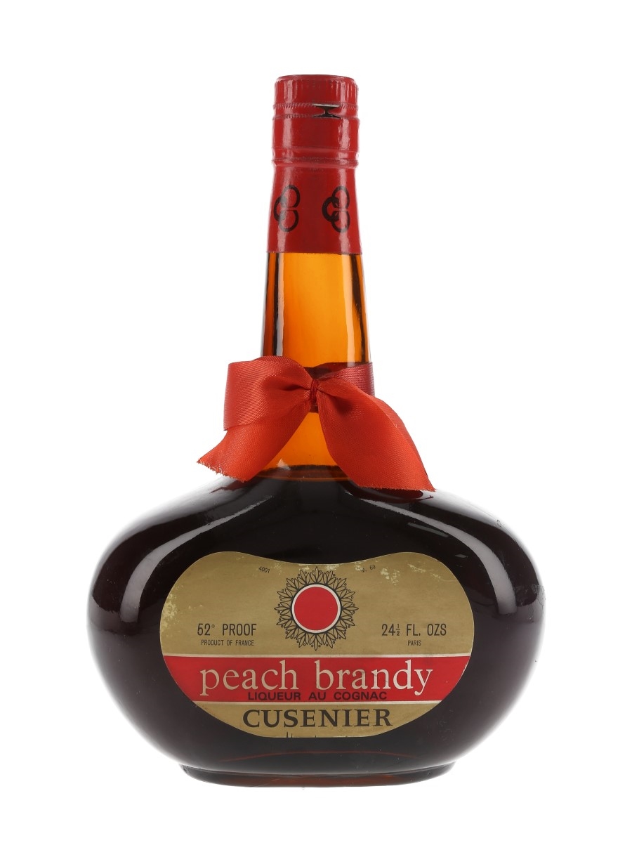 Cusenier Peach Brandy Bottled 1960s-1970s 69.6cl / 29.7%