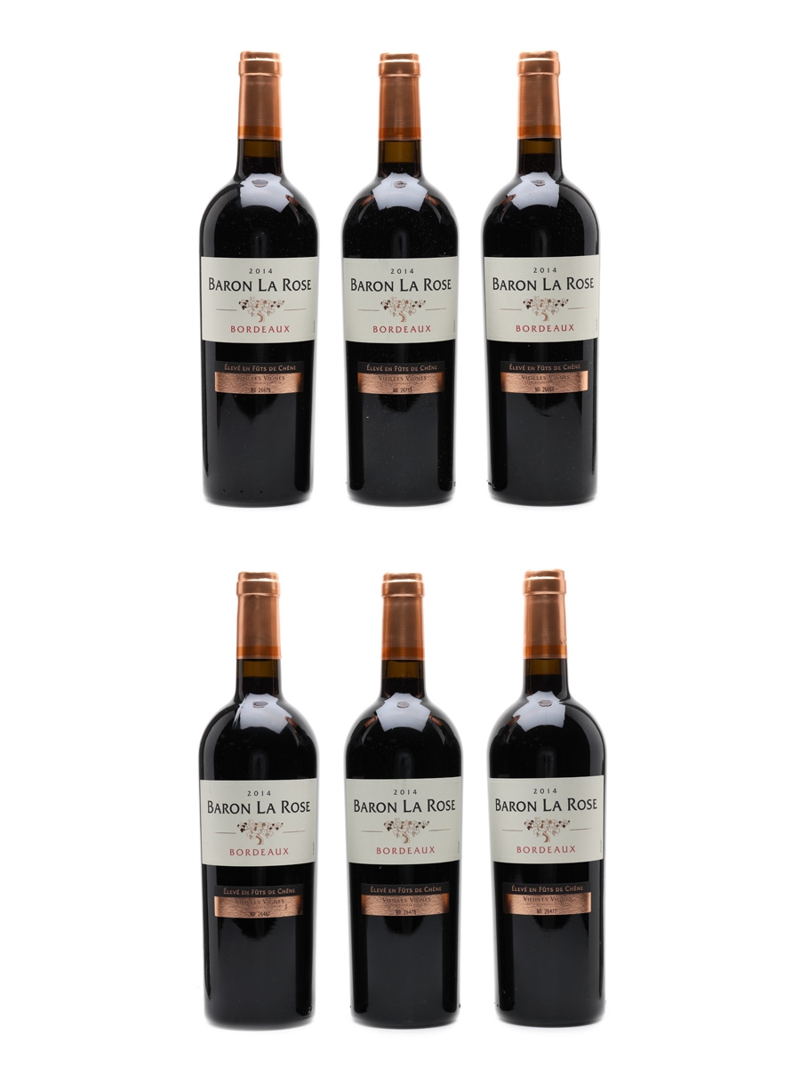 Baron La Rose 2014 Vielles Vignes Bordeaux 6 x 75cl / 12%