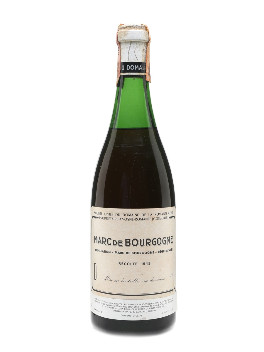 Marc De Bourgogne 1949 DRC - Lot 10830 - Buy/Sell Spirits Online