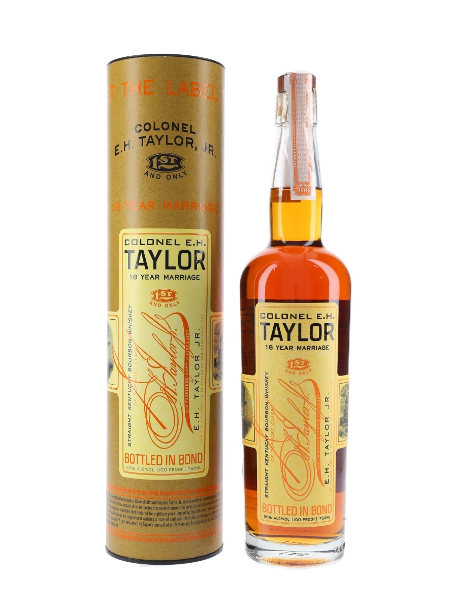 Colonel E H Taylor 18 Year Marriage Bottled In Bond  75cl / 50%
