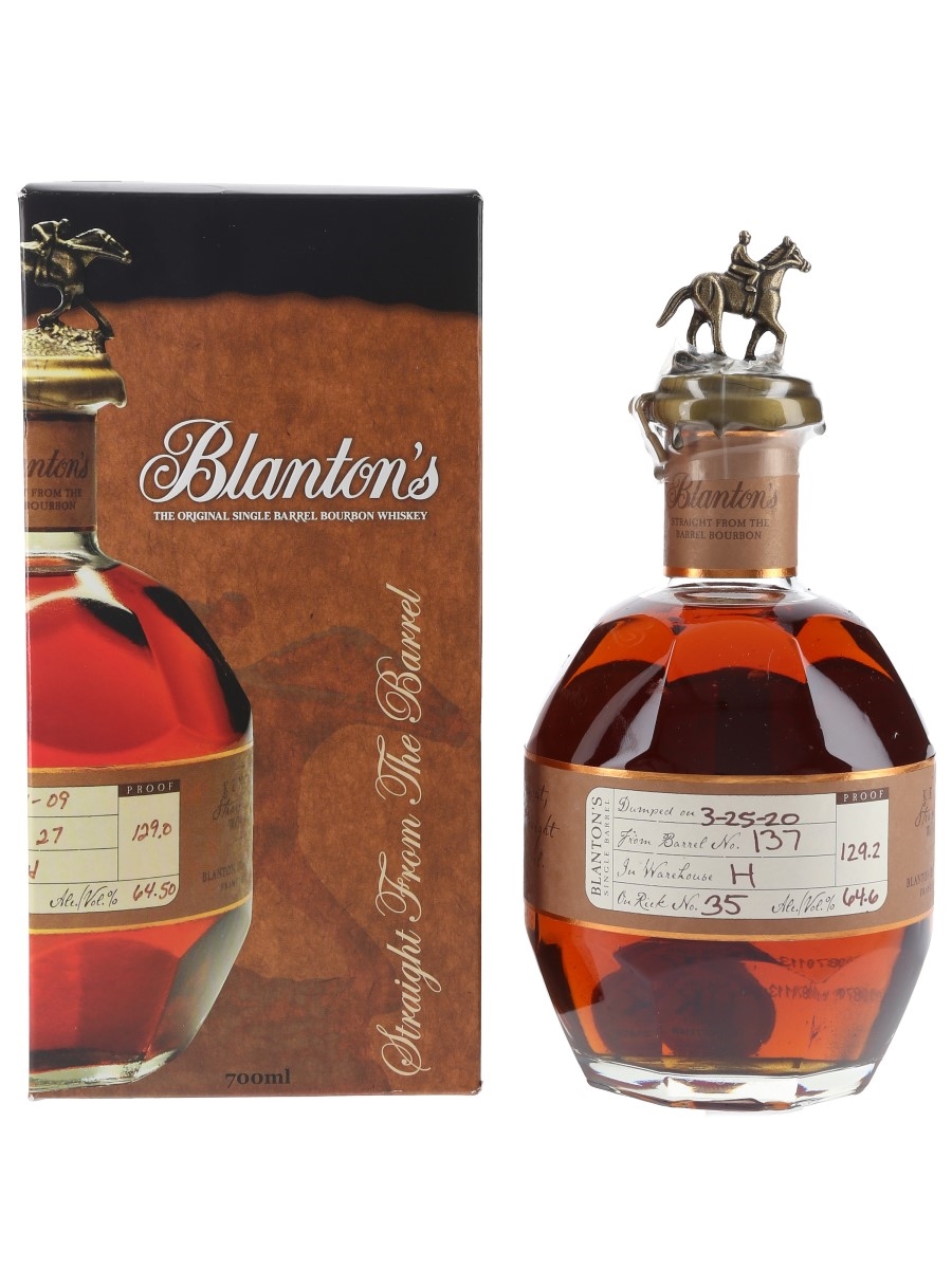 Blanton's Straight From The Barrel No. 137 Bottled 2020 70cl / 64.6%