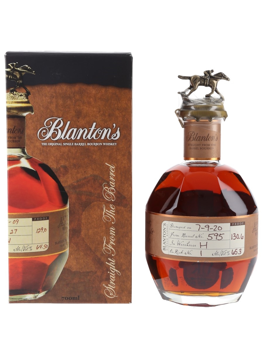 Blanton's Straight From The Barrel No. 595 Bottled 2020 70cl / 65.3%