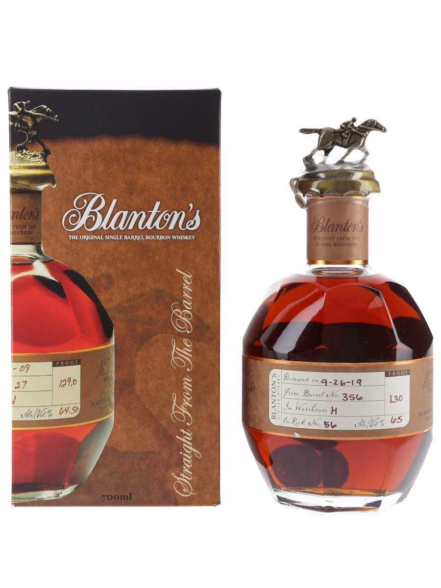 Blanton's Straight From The Barrel No. 356 Bottled 2019 70cl / 65%