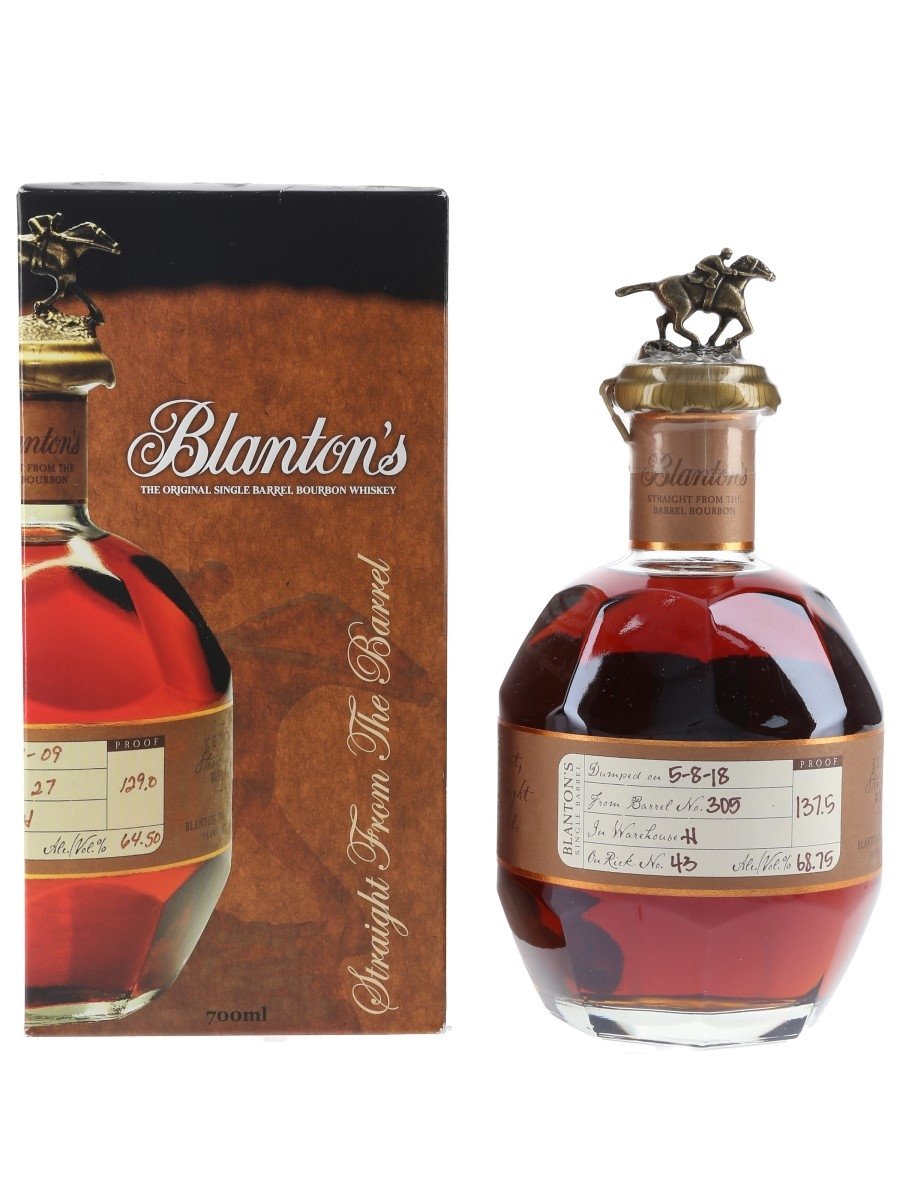Blanton's Straight From The Barrel No. 305 Bottled 2018 70cl / 68.75%