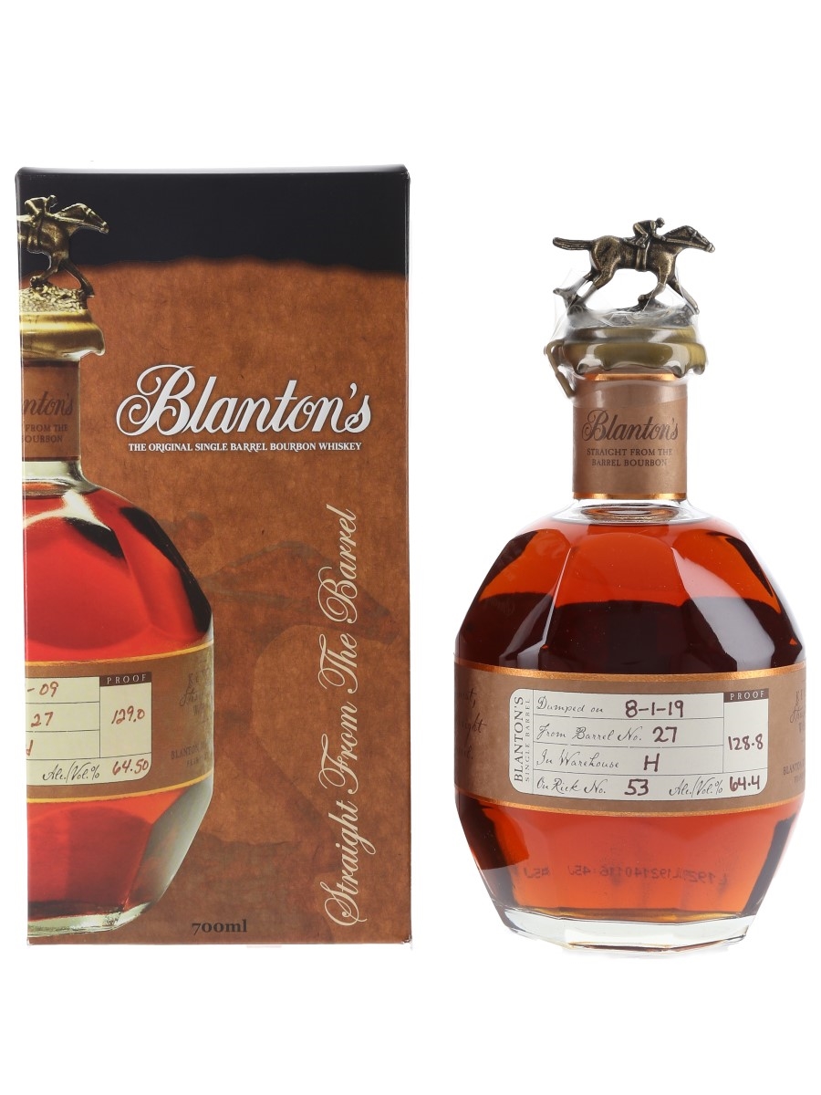 Blanton's Straight From The Barrel No. 27 Bottled 2019 70cl / 64.4%