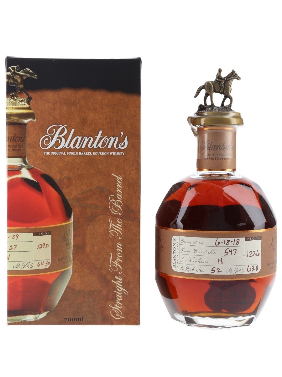 Blanton's Straight From The Barrel No. 547 Bottled 2018 - Bottle Number 5 70cl / 63.8%