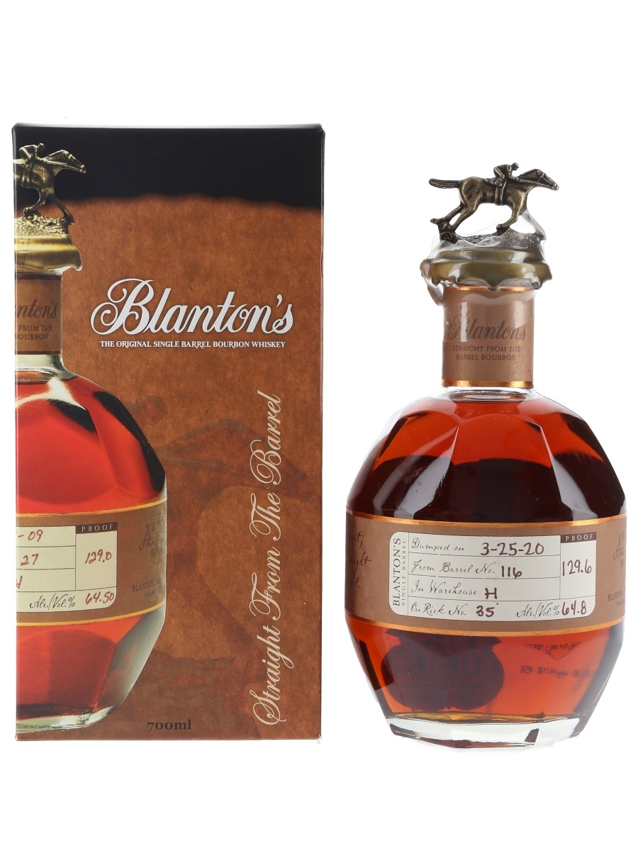 Blanton's Straight From The Barrel No. 116 Bottled 2020 70cl / 64.8%