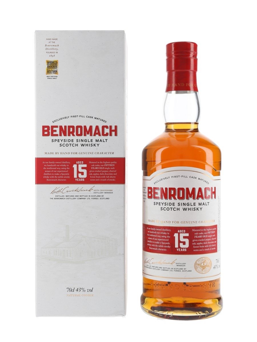 Benromach 15 Year Old Bottled 2020 70cl / 43%