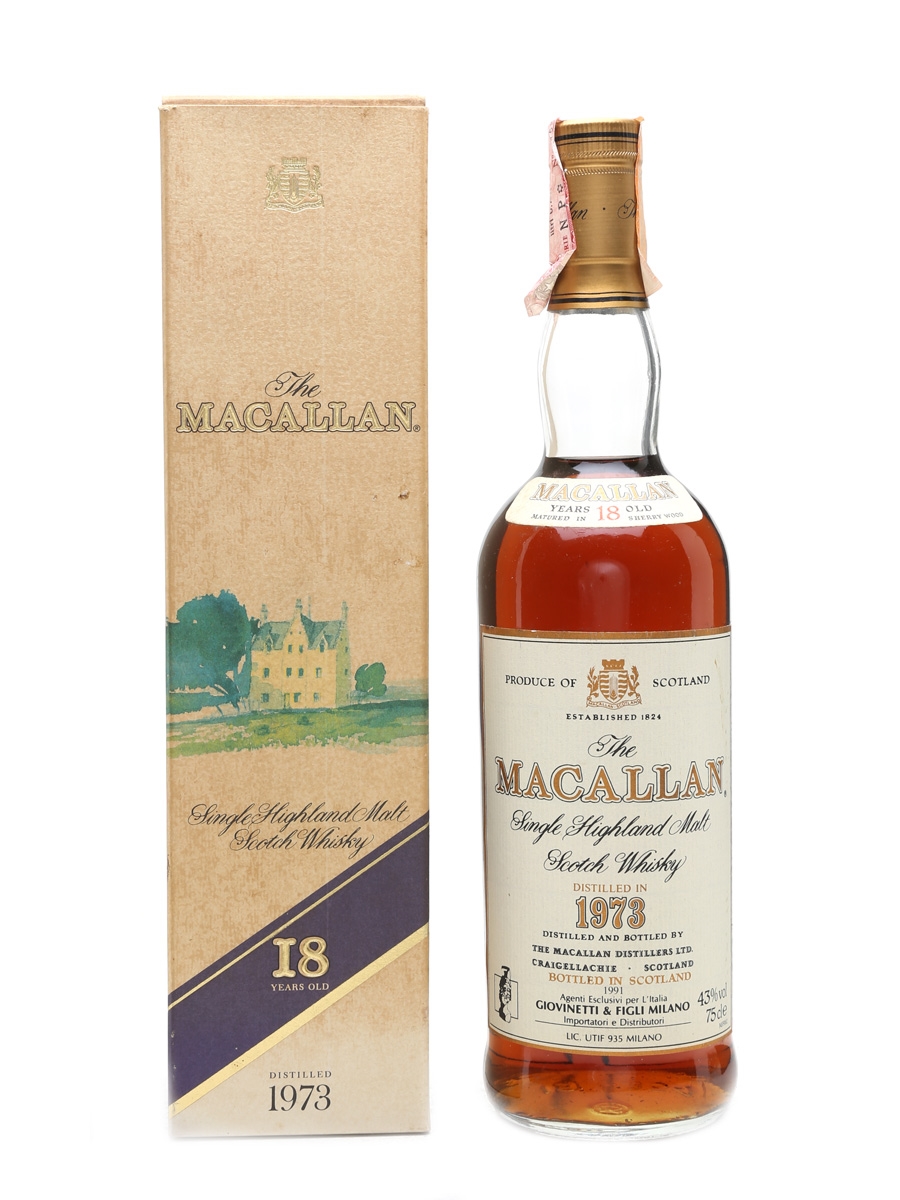 Macallan 1973 18 Year Old 75cl / 43%