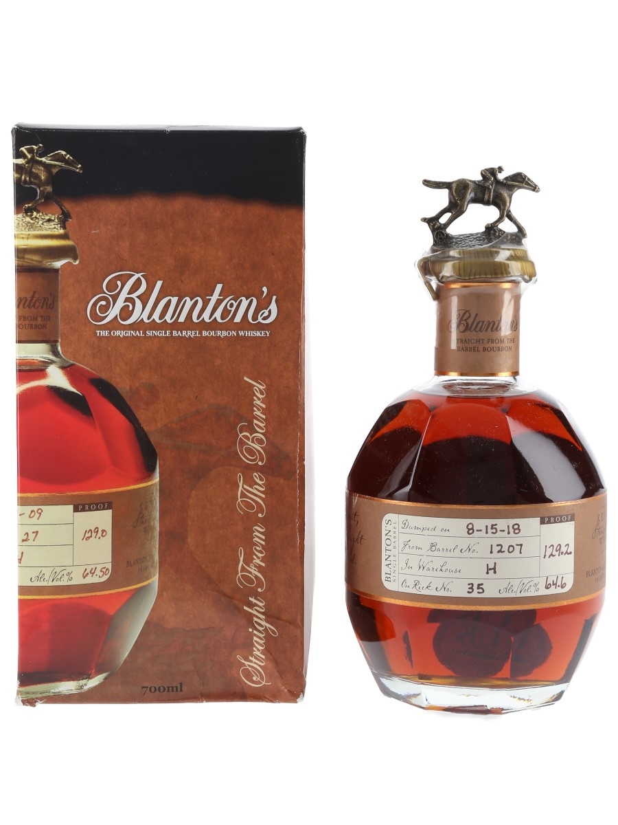 Blanton's Straight From The Barrel No. 1207 Bottled 2018 70cl / 64.6%