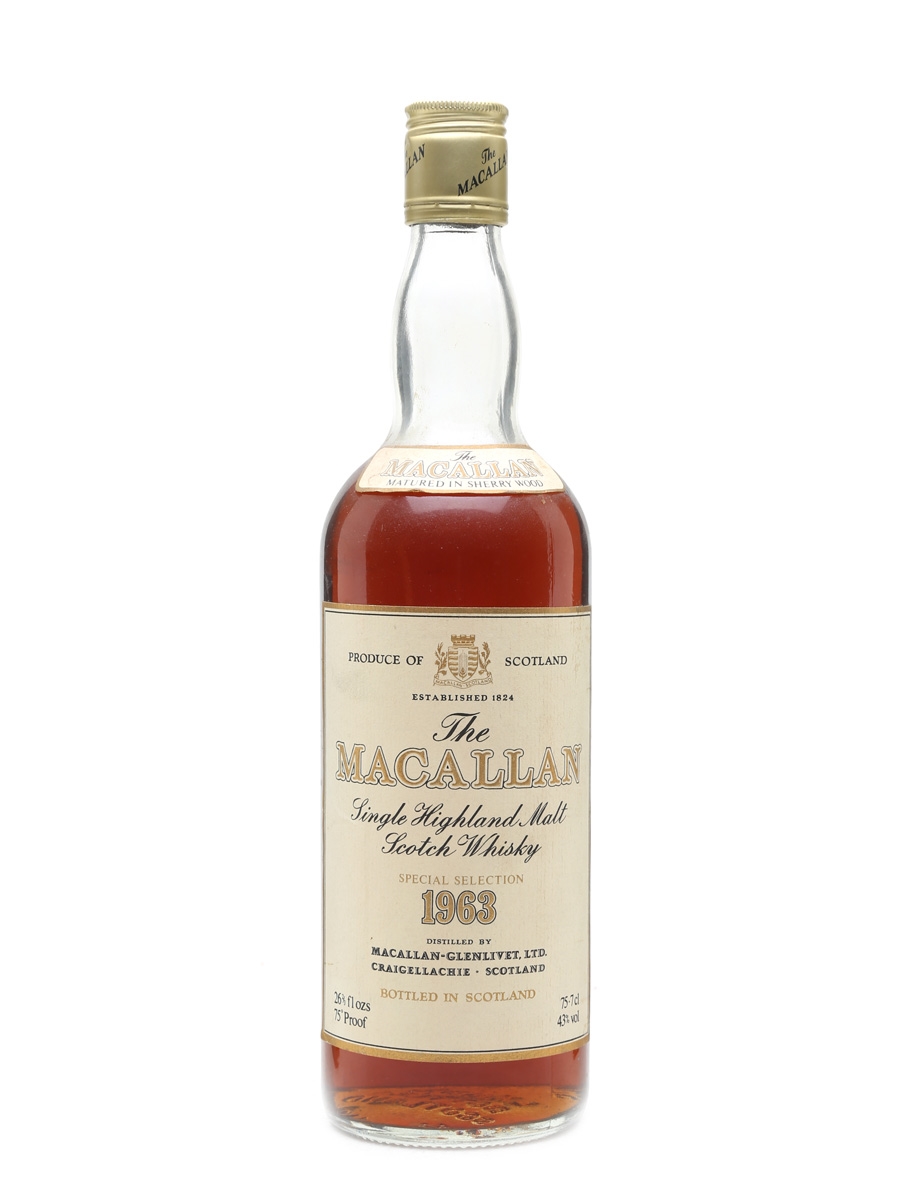 Macallan 1963 Bottled 1970s 75cl / 43%