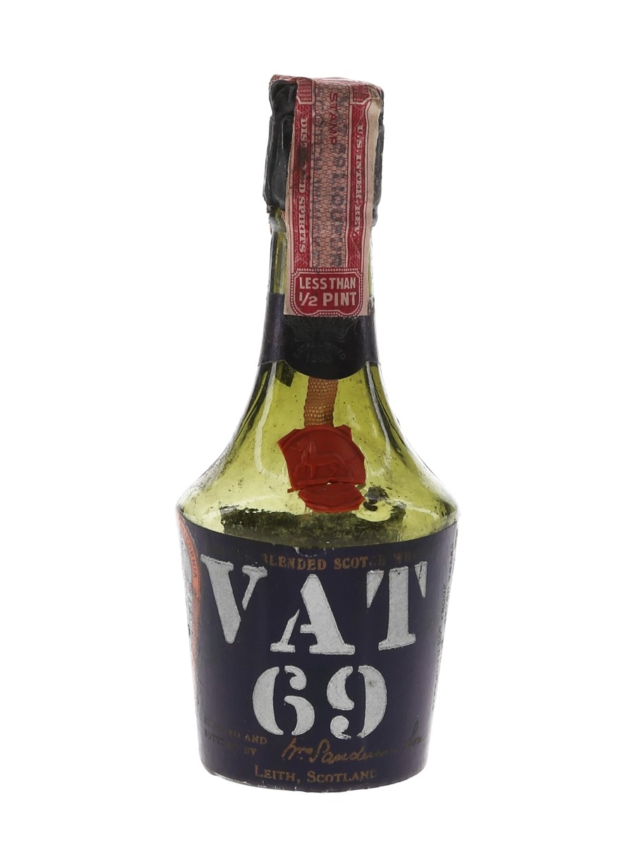 Vat 69 7 Year Old Bottled 1930s-1940s - Park & Tilford 4.7cl / 43%