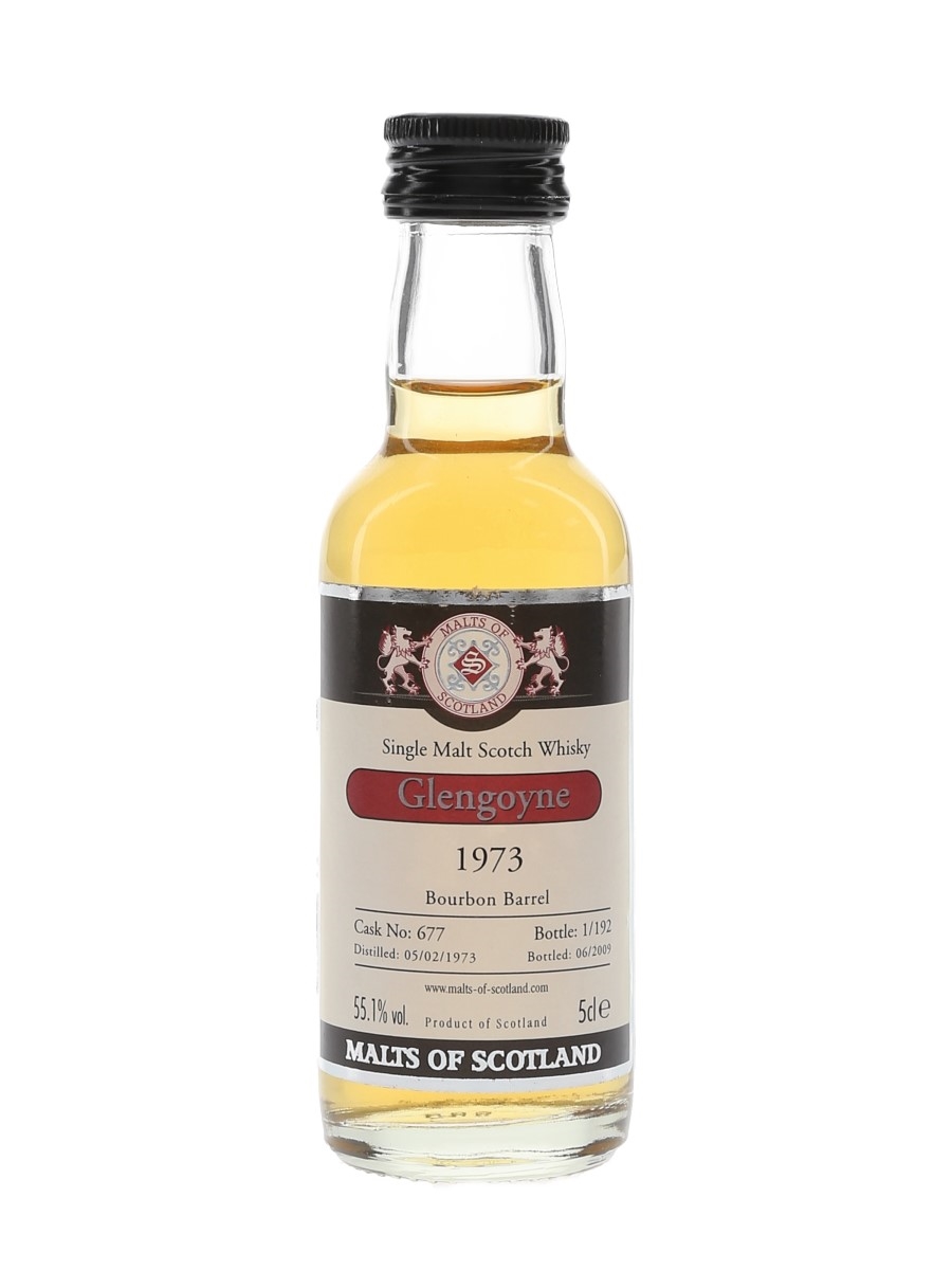 Glengoyne 1973 Cask 667 Bottled 2009 - Malts Of Scotland 5cl / 55.1%