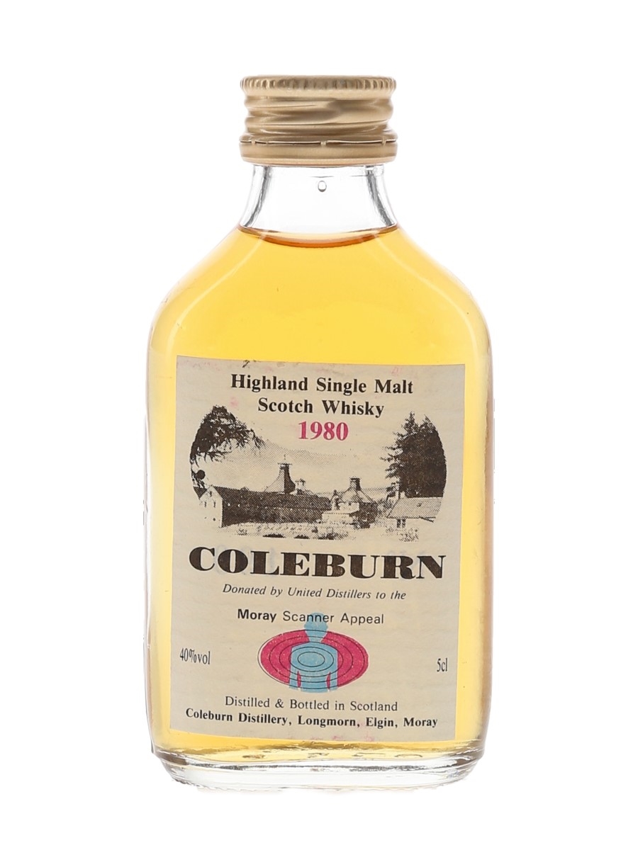 Coleburn 1980 United Distillers Moray Scanner Appeal Bottling 5cl / 40%