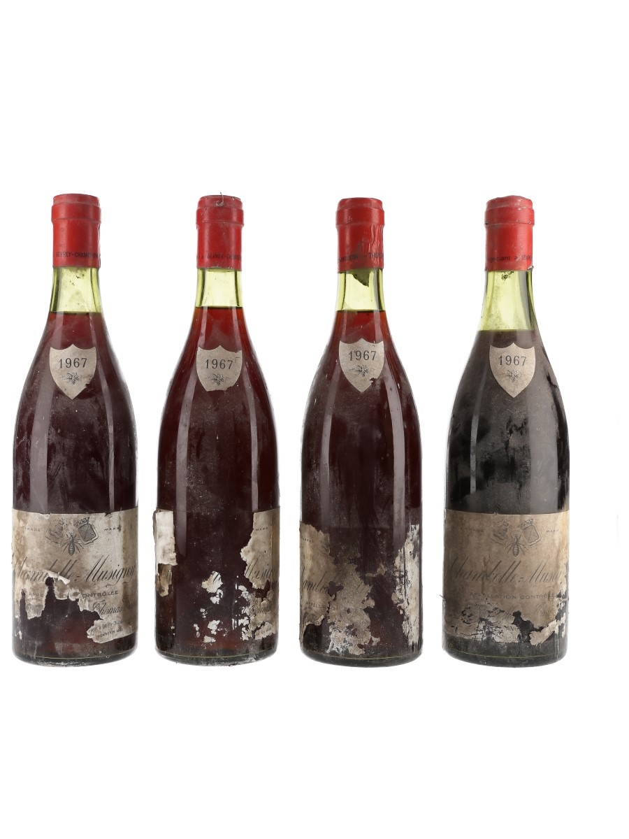 Chambolle Musigny 1967 Thomas Bassot 4 x 75cl